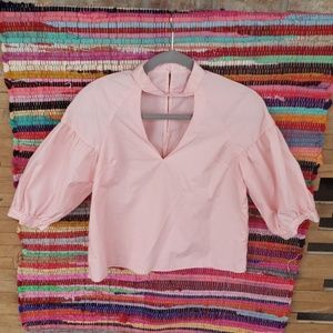 Bleuh Ciel Puff Sleve Blouse sz. S